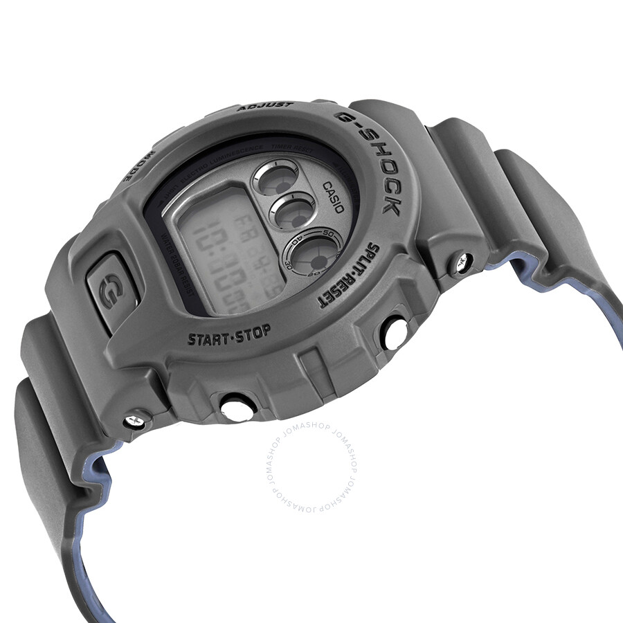 Casio G Shock Military Grey And Blue Digital Watch DW 6900LU 8CR G