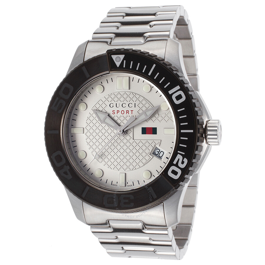 Gucci G Timeless Silver Dial Men S Watch Ya G Timeless Gucci