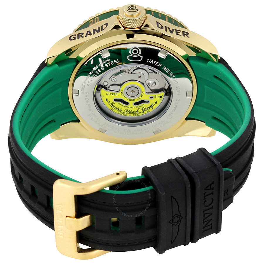 Invicta Pro Diver Automatic Green Dial Black And Dark Green