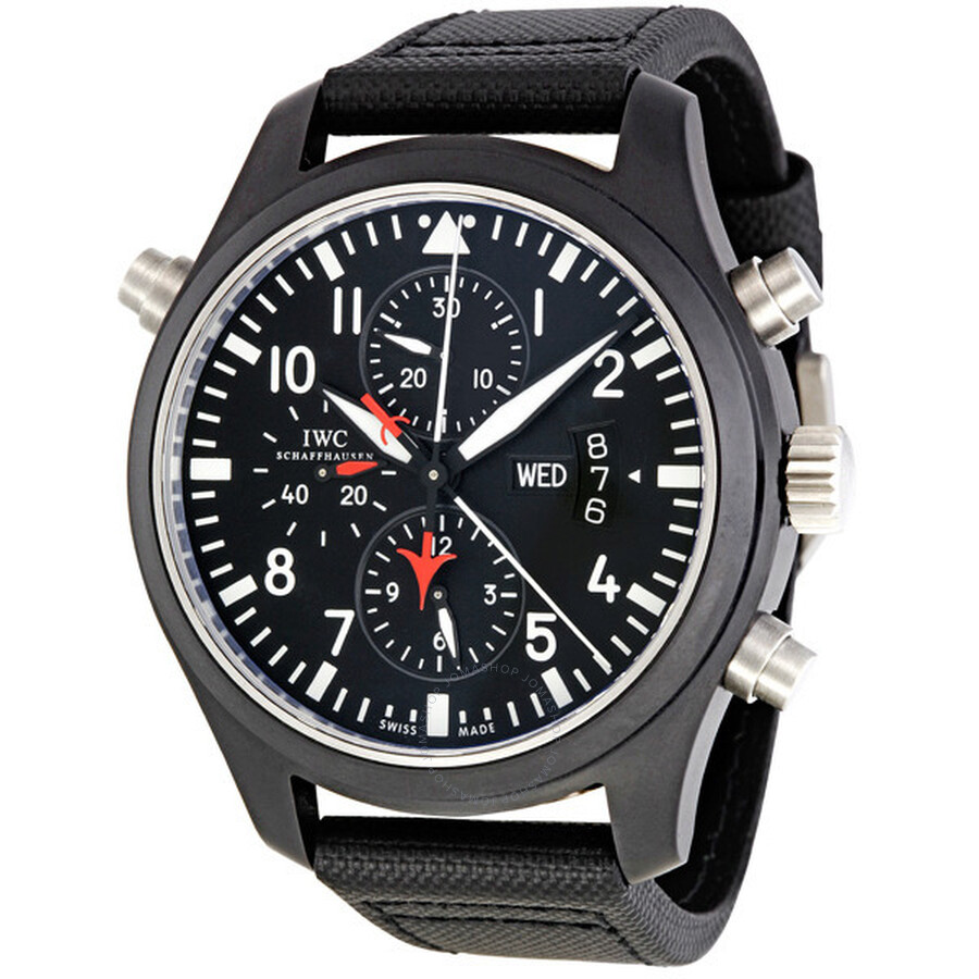 Iwc Pilots Double Chronograph Edition Automatic Men S Watch Iw