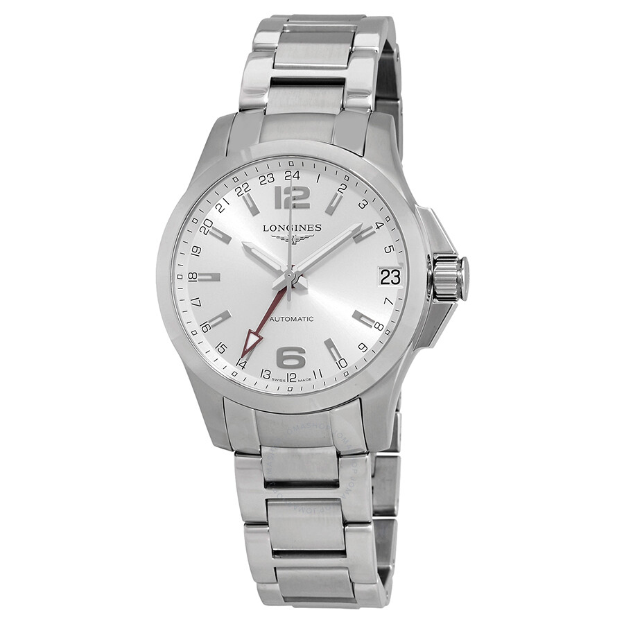 【jomashop】 longines conquest automatic silver dial men"s watch