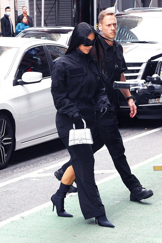 Balenciaga Crystal Embellished Hourglass Bag ASO Kim Kardashian