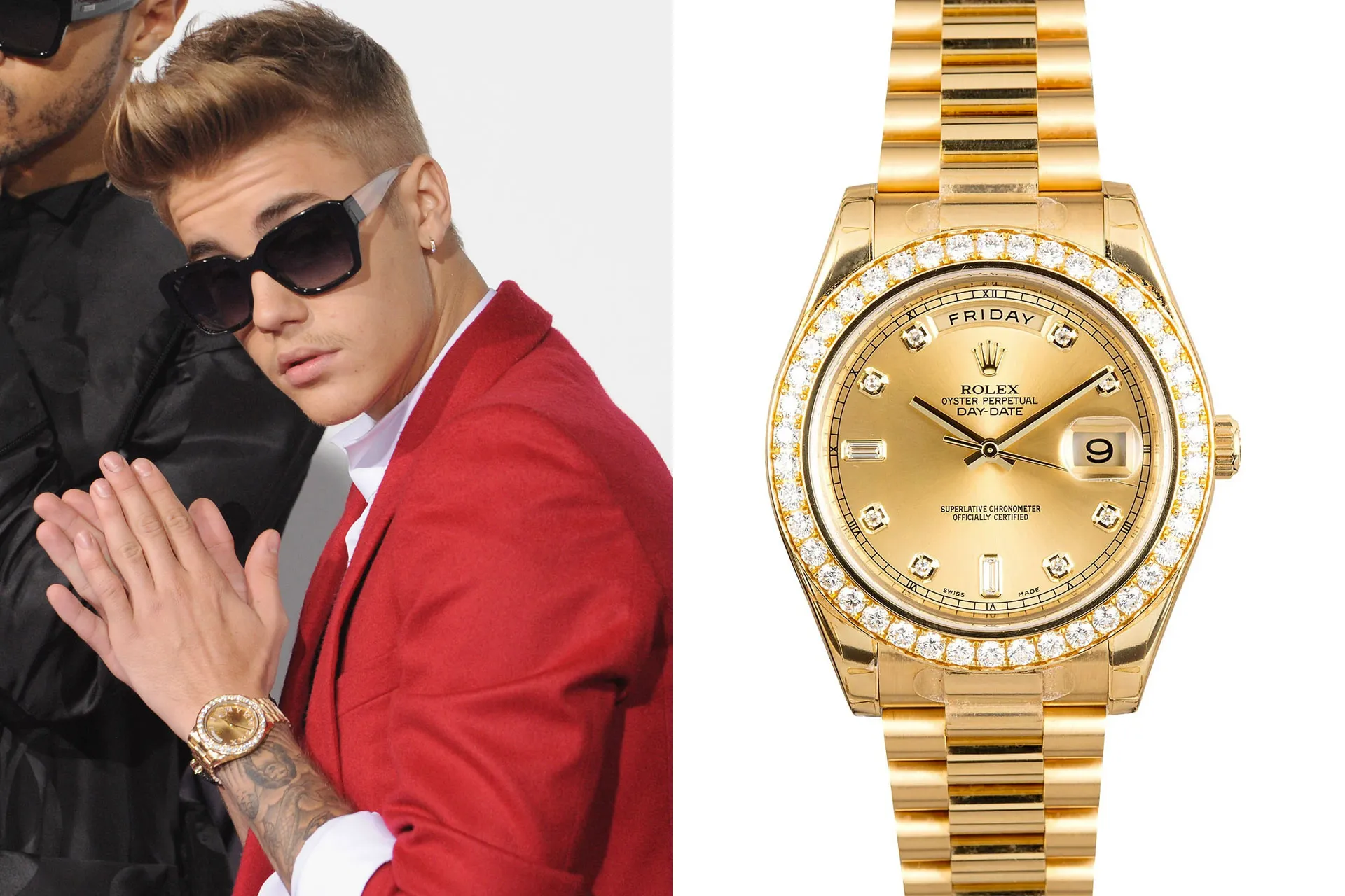 Justin bieber shop rolex watch