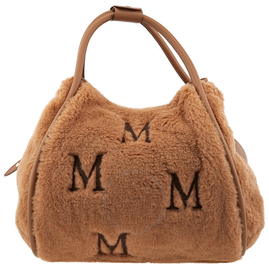 Pre-owned Louis Vuitton Natural Shearling Monogram Teddy Bumbag