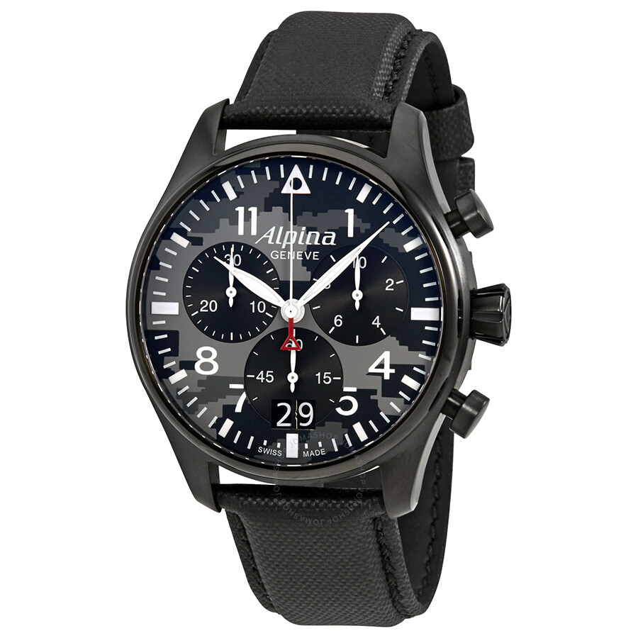 Alpina Startimer Chronograph Camouflage Dial Men's Watch  