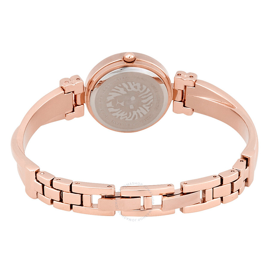 Anne Klein Pink Mother of Pearl Dial Rose Gold-tone Ladies Watch ...