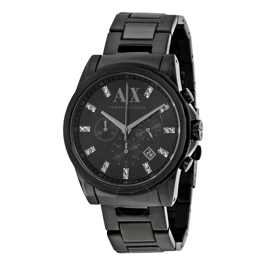 Armani Exchange Black Dial Stainless Steel Men's Watch AX2093 - Armani ...