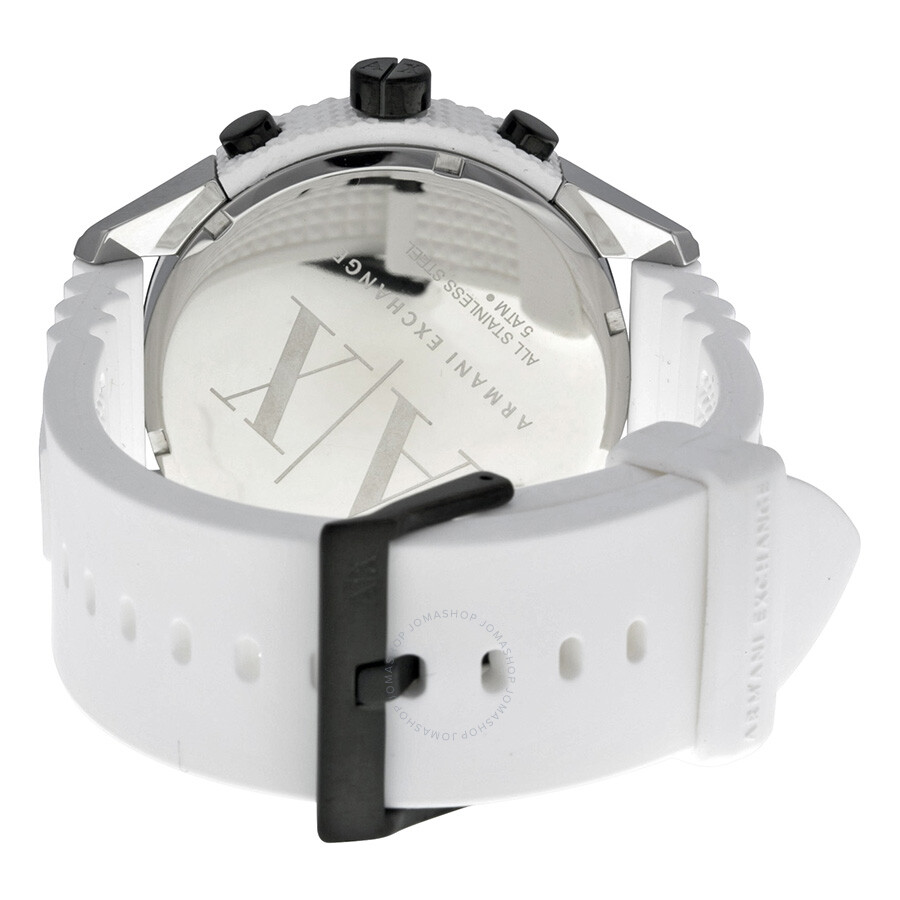 reloj armani exchange blanco hombre