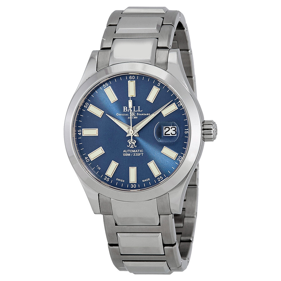 Ball Engineer II Marvelight Blue Dial Automatic Men's Stainless Steel ...