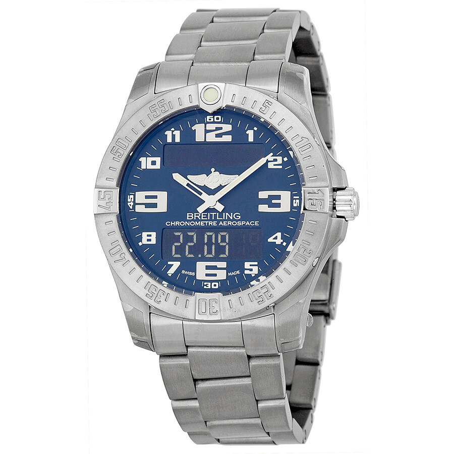 Breitling Aerospace Evo Blue Dial Men's Watch E7936310-C869TI ...