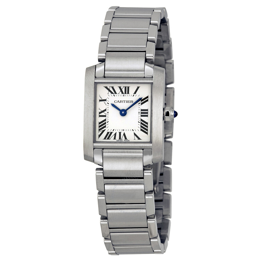 Cartier Tank Francaise Steel Ladies Watch W51008Q3 Tank Francaise