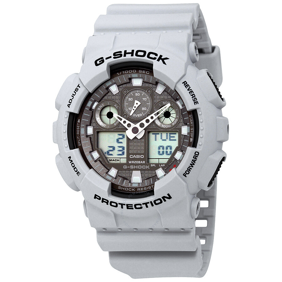 casio digital watch white