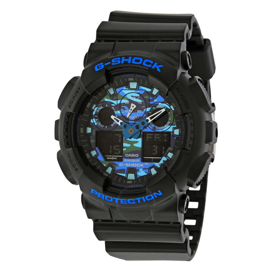 Casio G Shock Mens Analog Digital Watch Ga100cb 1a G Shock Casio Watches Jomashop