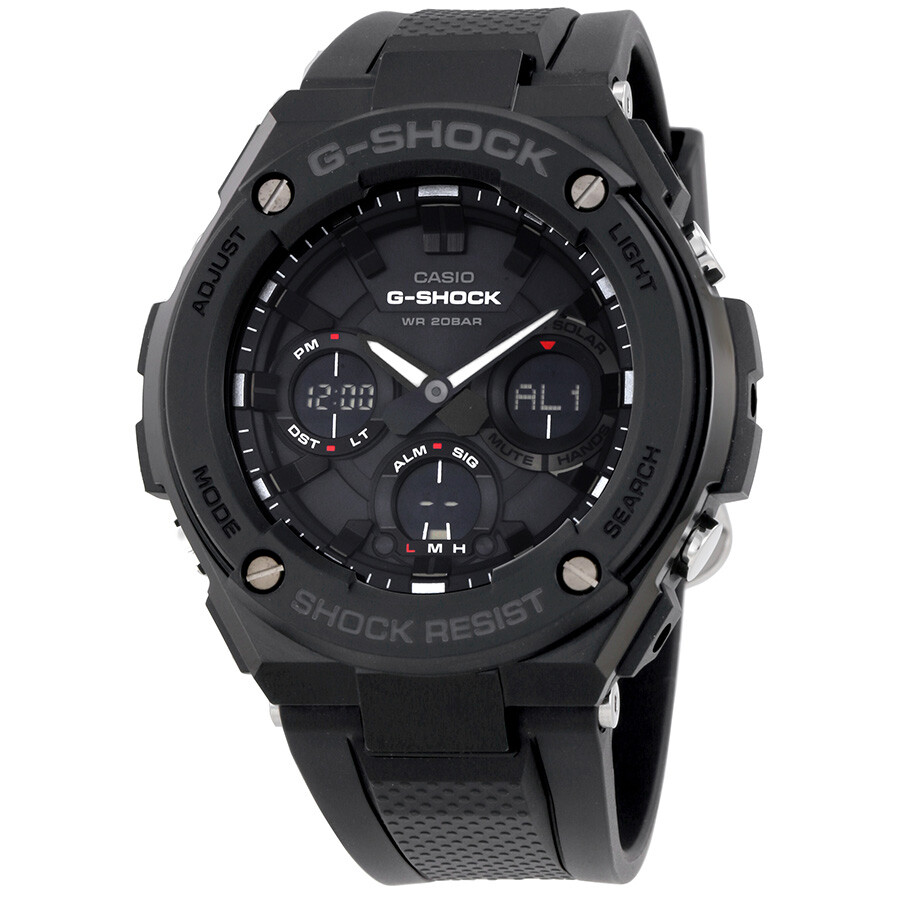 Casio G-Steel Black Resin Men's Watch GSTS100G-1B - G-Shock - Casio ...