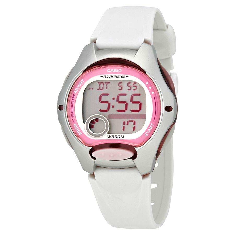 Casio White Resin Ladies Sports Watch LW2007A Casio Watches