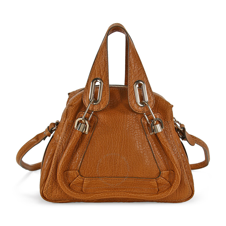 small leather satchel handbag