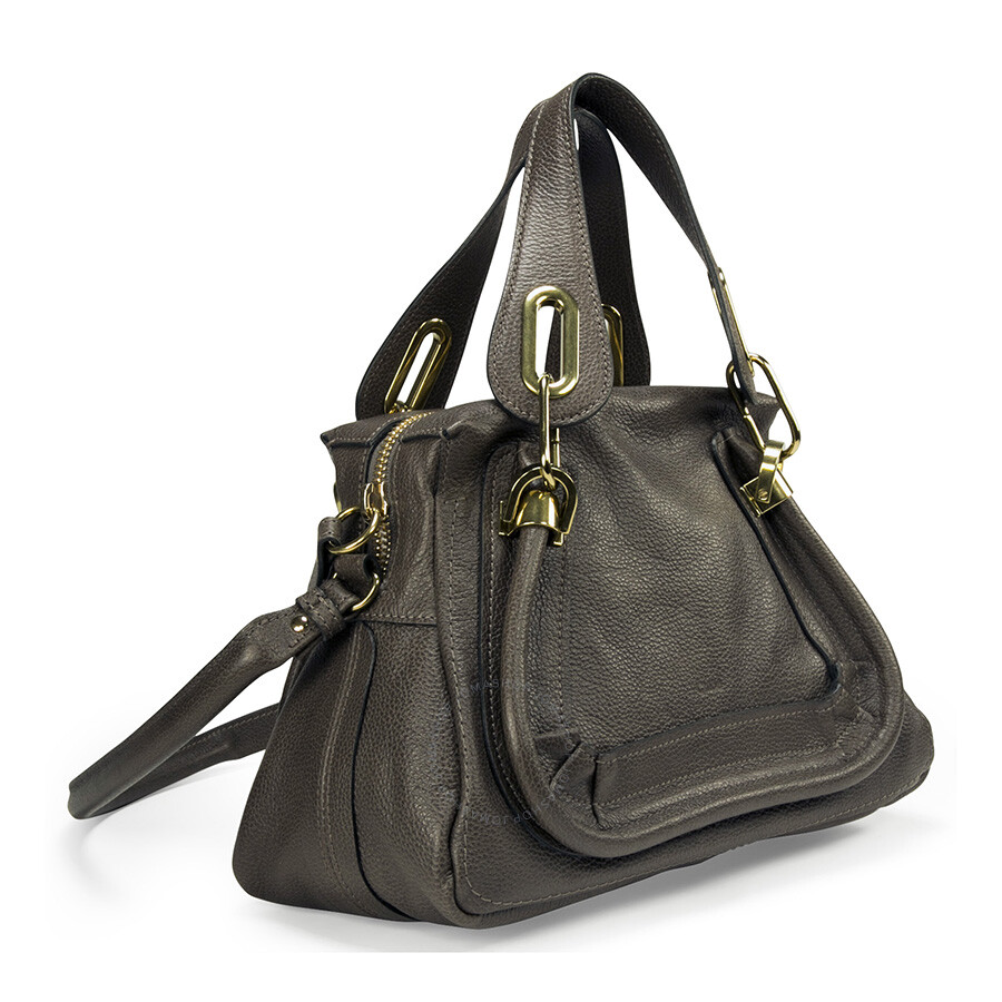 small leather satchel handbag