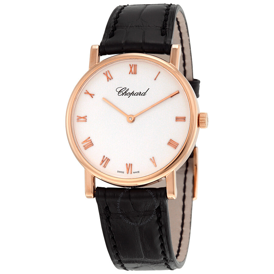 Chopard Classic 18K Rose Gold Ladies Watch 163154-5001BLK - Classic ...