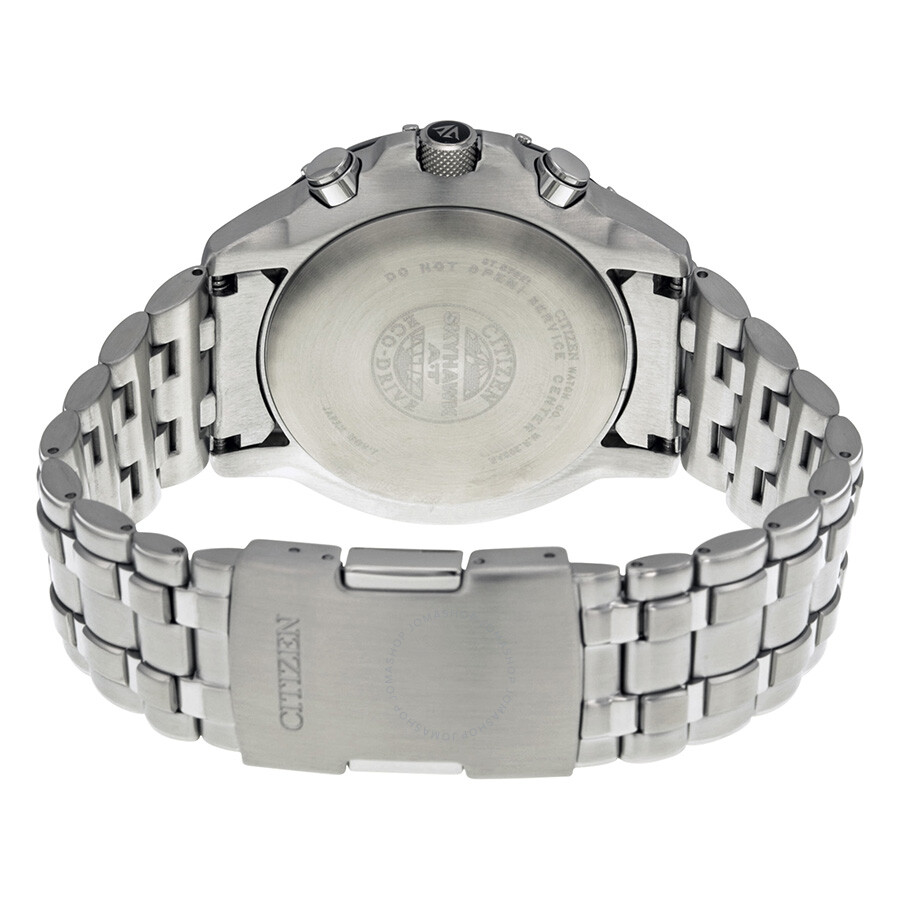 Citizen Skyhawk A-T Stainless Steel Chronograph Atomic Men's Watch ...