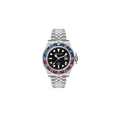 Price drop The Mathey Tissot GMT Automatic Black Dial Pepsi