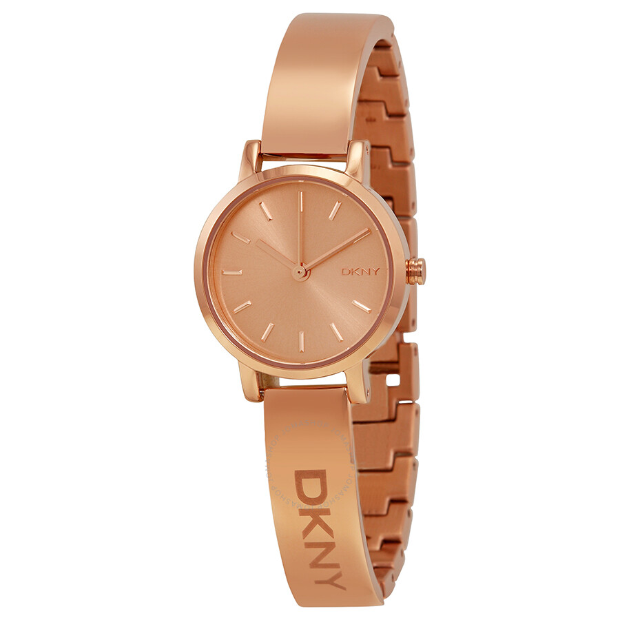 DKNY Rose Dial Rose Gold PVD Ladies Watch NY2308 DKNY Watches