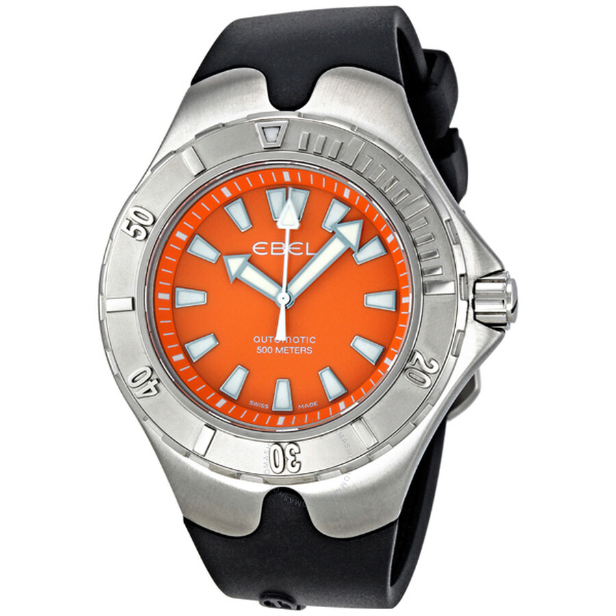 orange dial mens watches