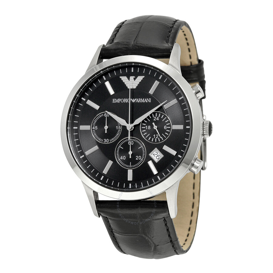 Emporio Armani Chronograph Black Dial Men's Watch AR2447 - Emporio ...