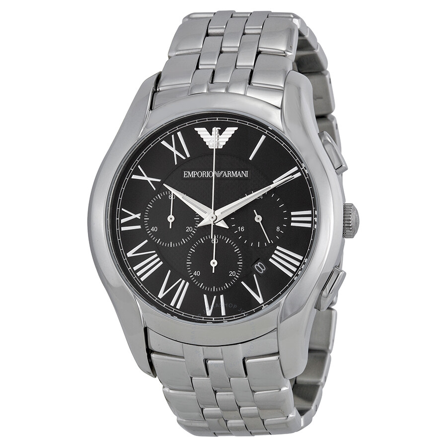 Emporio Armani Classic Chronograph Black Dial Men's Watch AR1786 ...