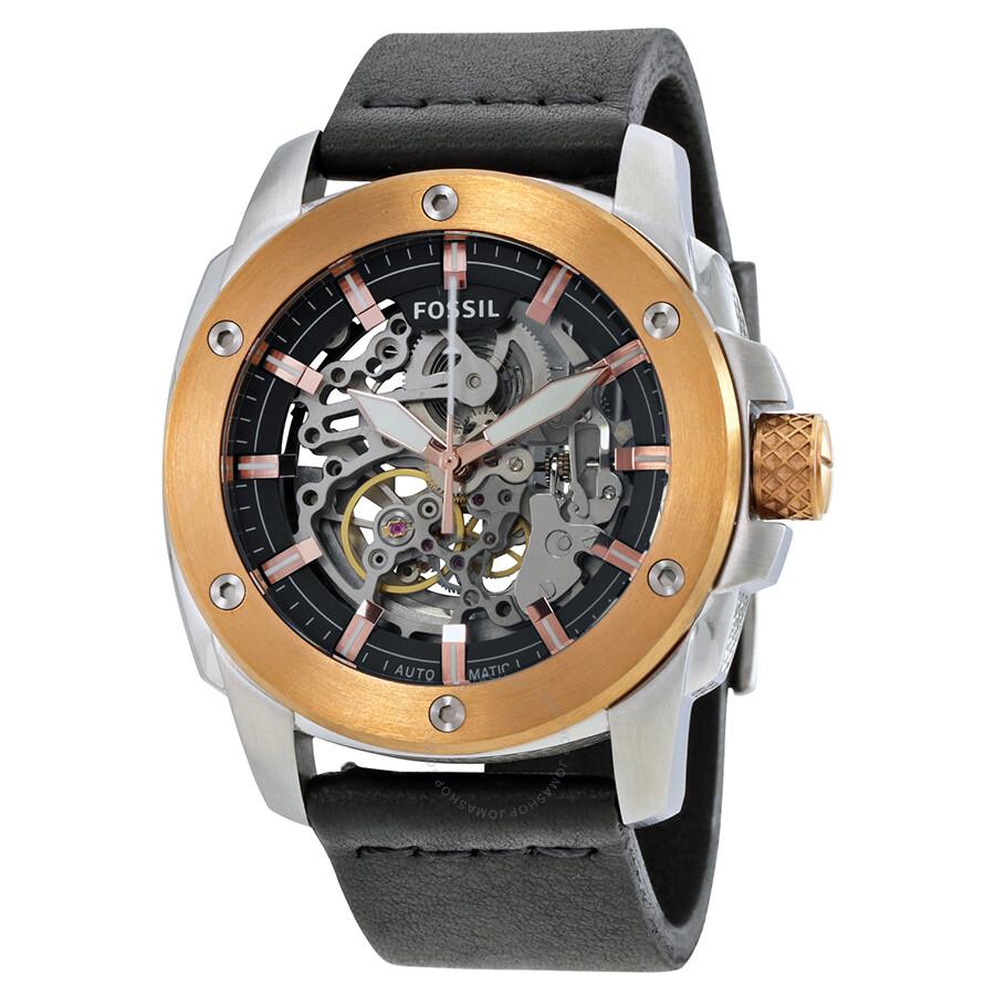 Fossil Modern Machine Automatic Skeleton Dial Men's Watch ME3082 - Machine - Fossil - Watches 