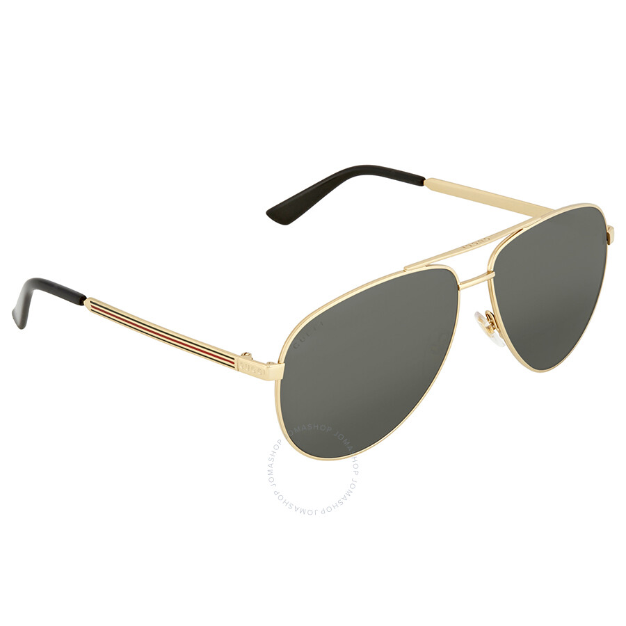 Gucci Gold Aviator Sunglasses - Gucci - Sunglasses - Jomashop