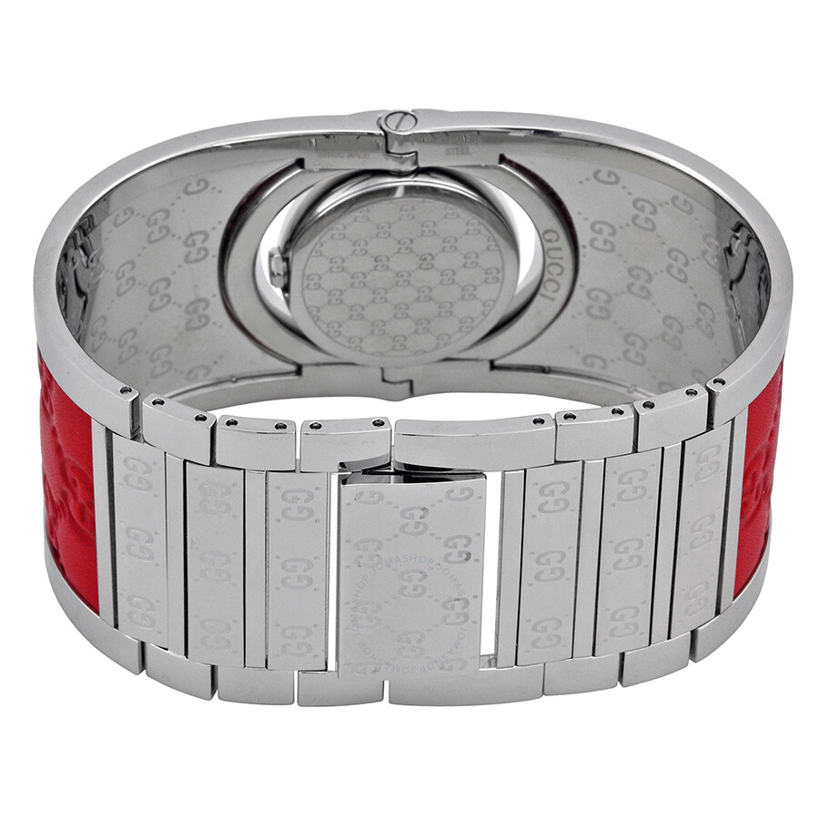 gucci twirl stainless steel ladies watch