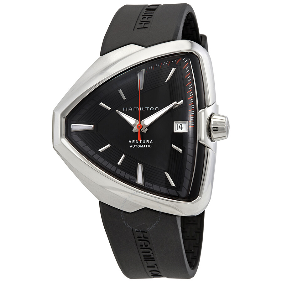 Hamilton Ventura Elvis80 Automatic Black Dial Men's Watch ...