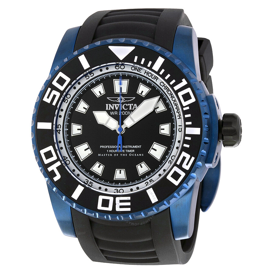 Invicta Pro Diver Black Dial Black Rubber Men's Watch 14667 - Pro Diver ...