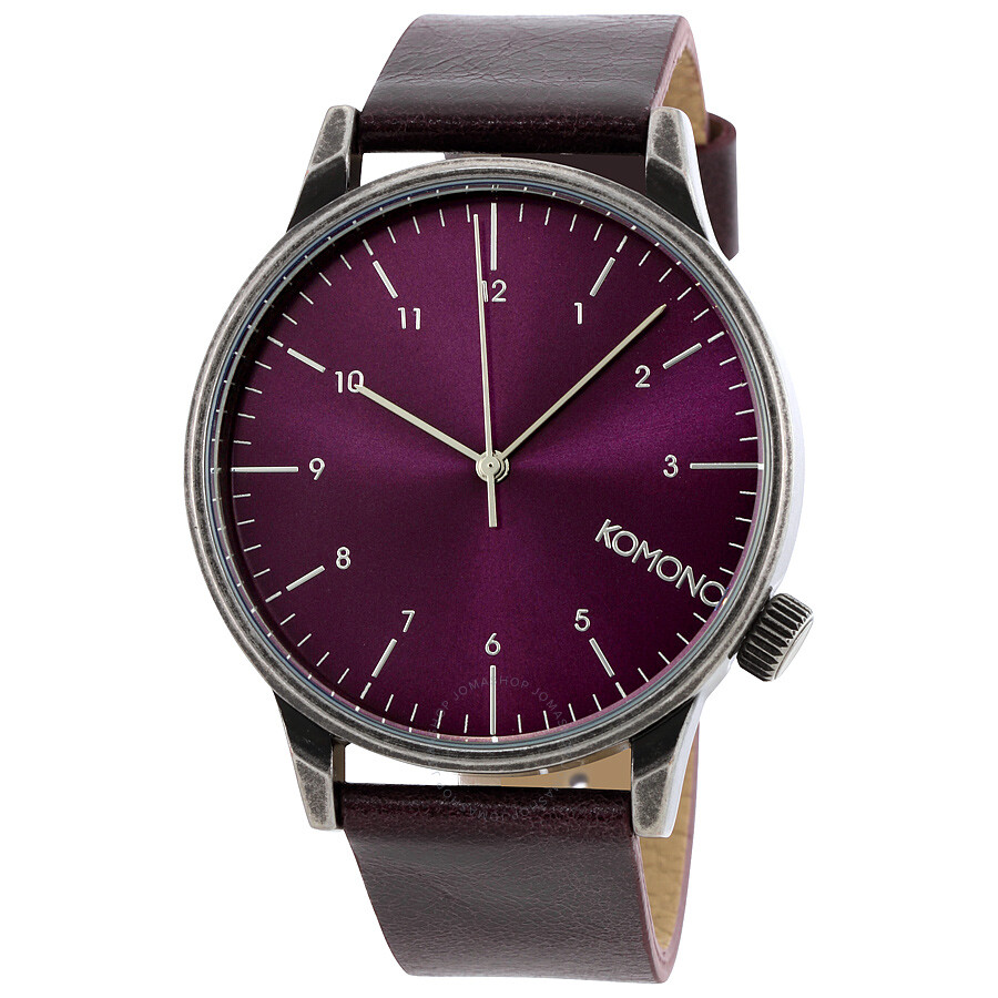 purple dial men's watch