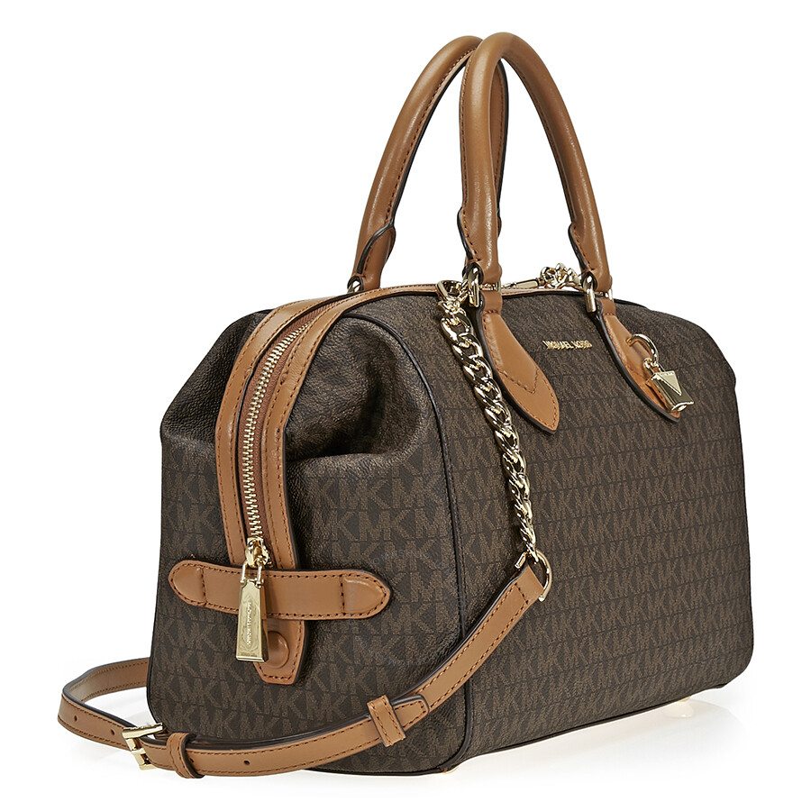 brown mk satchel