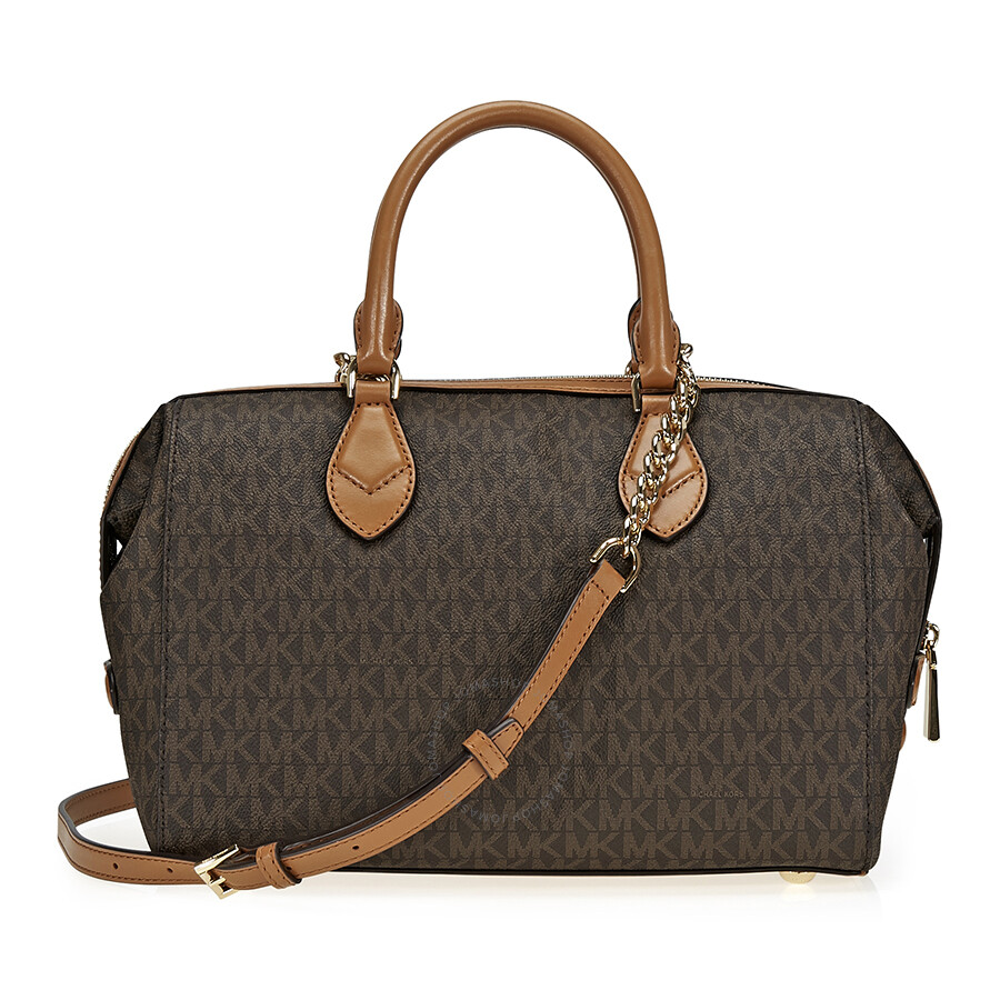 mk signature satchel