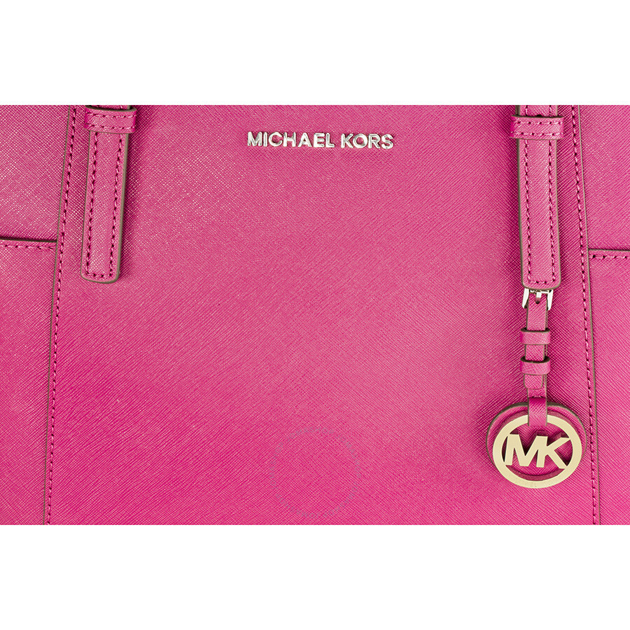 michael kors jet set tote pink