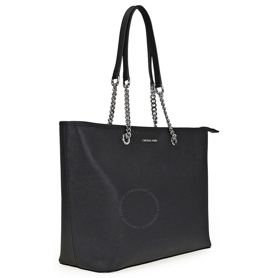 michael kors black saffiano leather tote