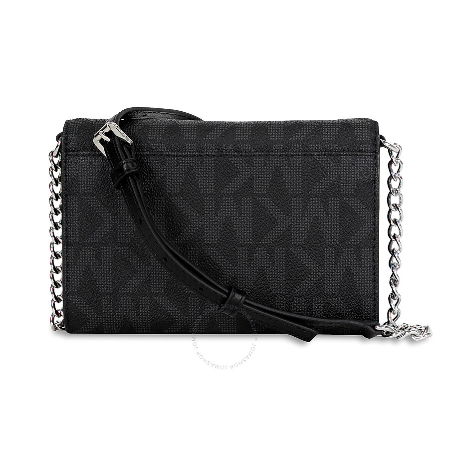 Michael Kors Jet Set Signature Large Phone Crossbody Bag - Black - Jet Set - Michael Kors ...