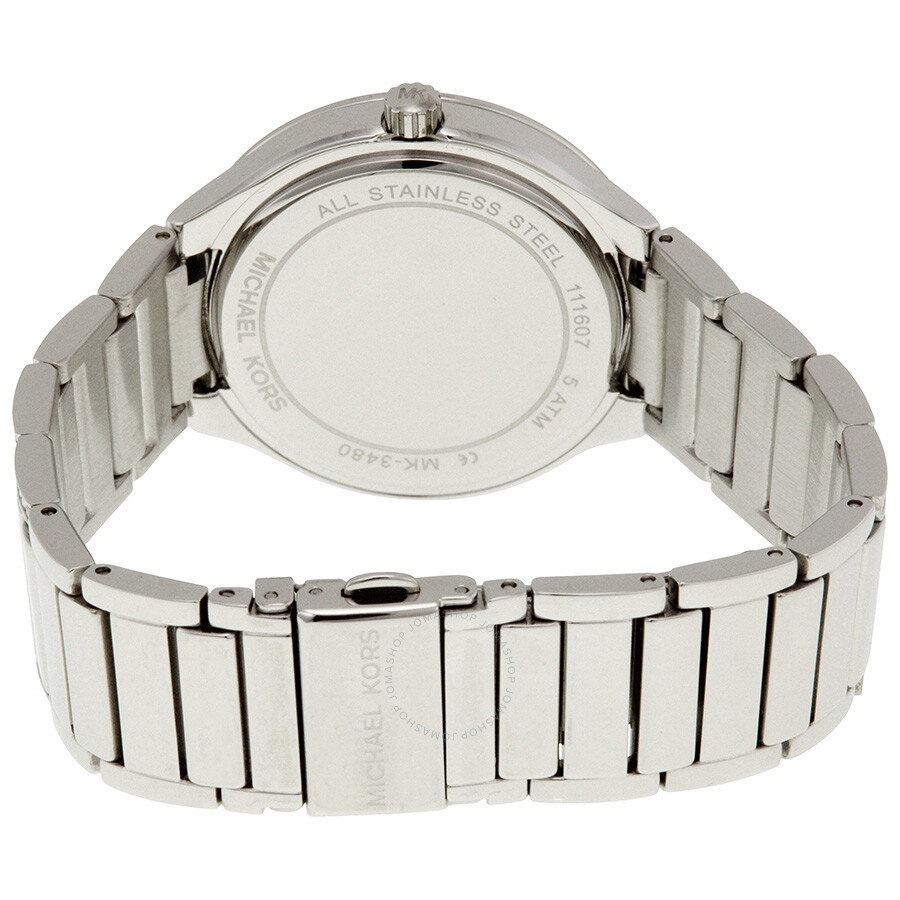 Michael Kors Kerry Mother of Peaerl Dial Stainless Steel Ladies Watch ...