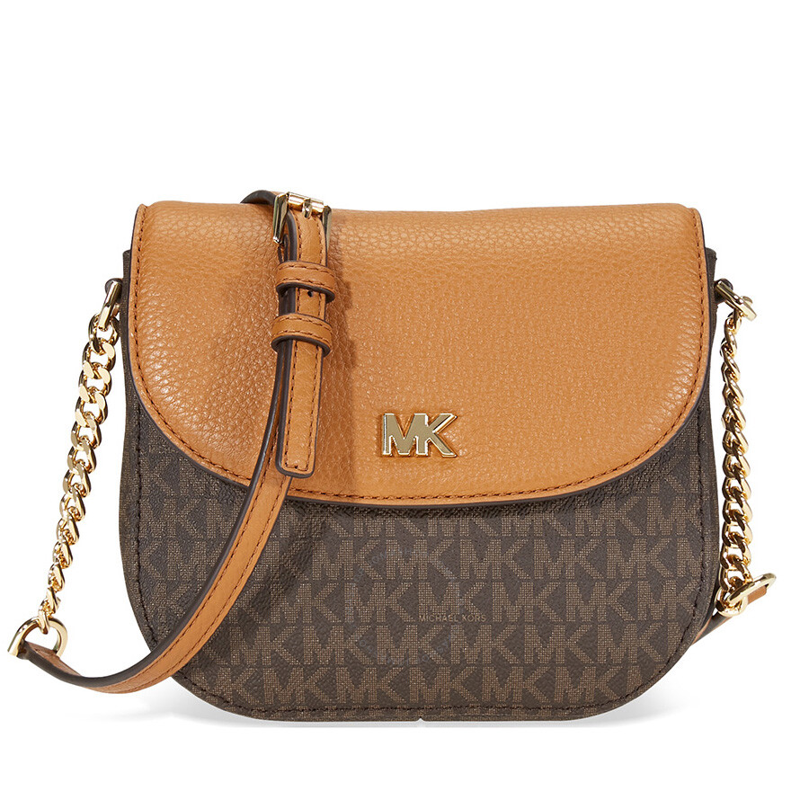 MICHAEL KORS 專櫃款EDITH 防刮手提/斜背二用包-粉色/小