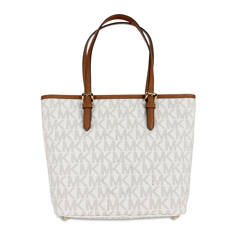 Michael Kors Medium Jet Set Top Zip Tote - Vanilla - Jet Set - Michael ...