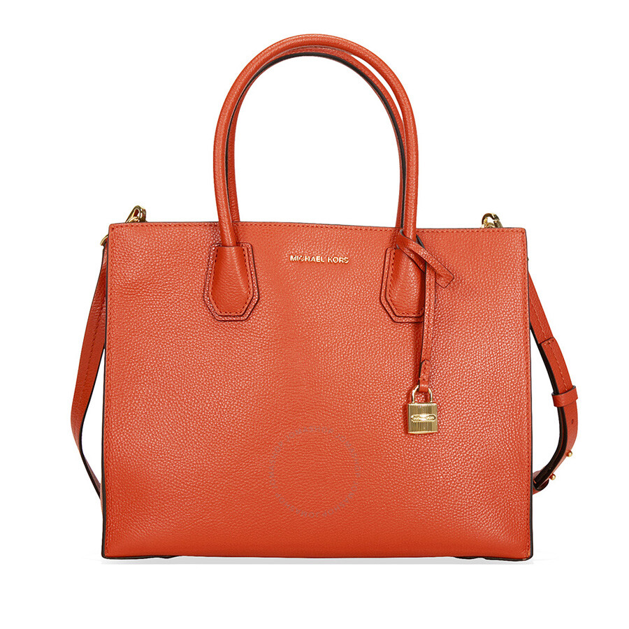 bright orange michael kors purse