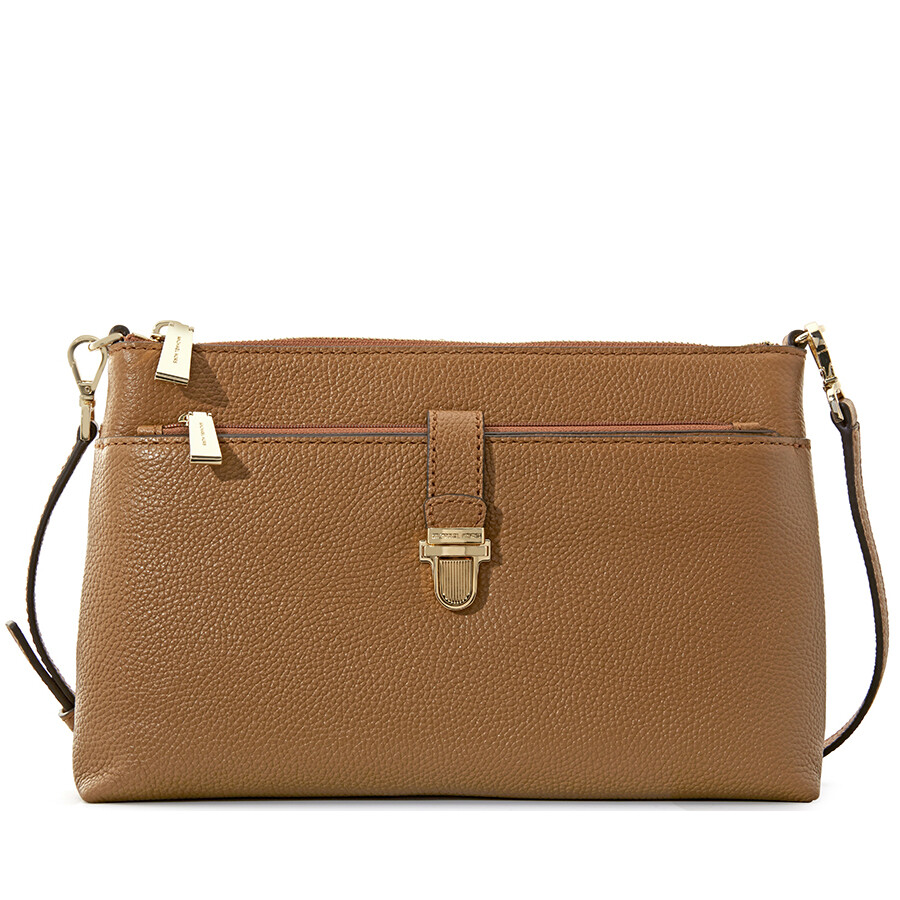 Michael Kors Mercer Large Snap Pocket Crossbody Bag - Acorn - Mercer ...