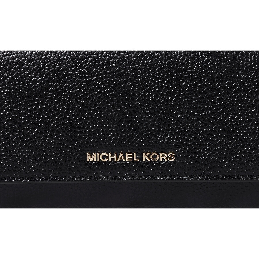 Michael Kors Mercer Leather Wallet- Black - Mercer - Michael Kors ...