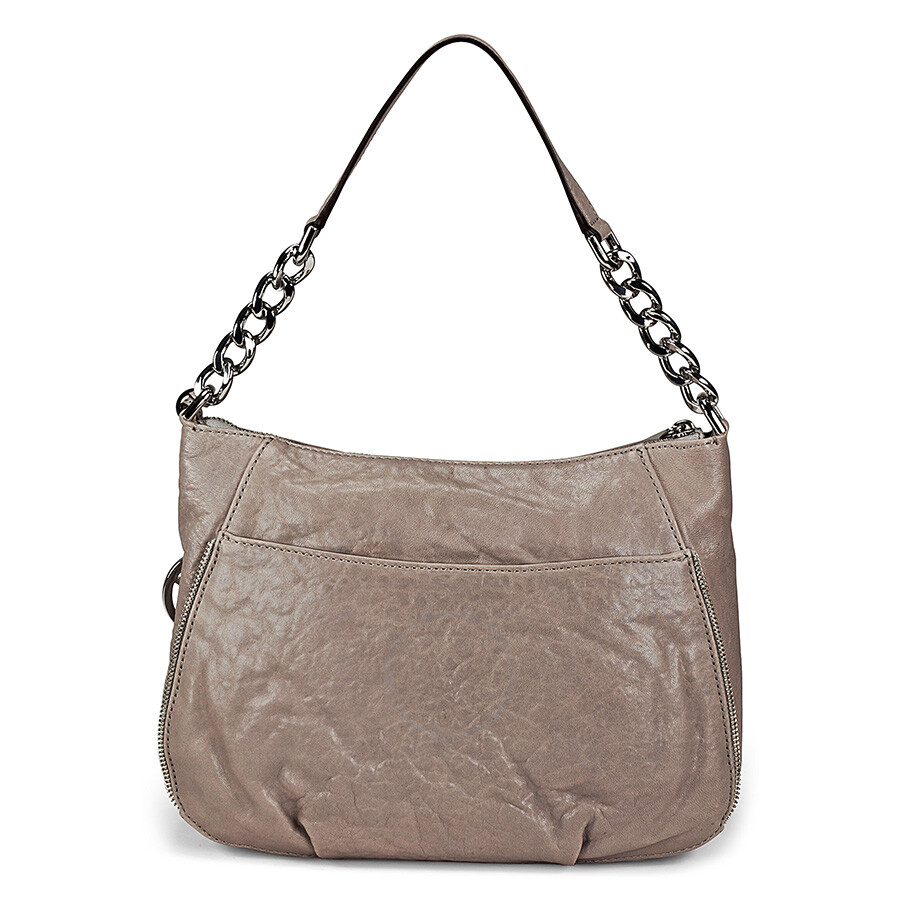 Michael Kors Odette Zip Medium Convertible Shoulder Bag - Pearl Grey ...