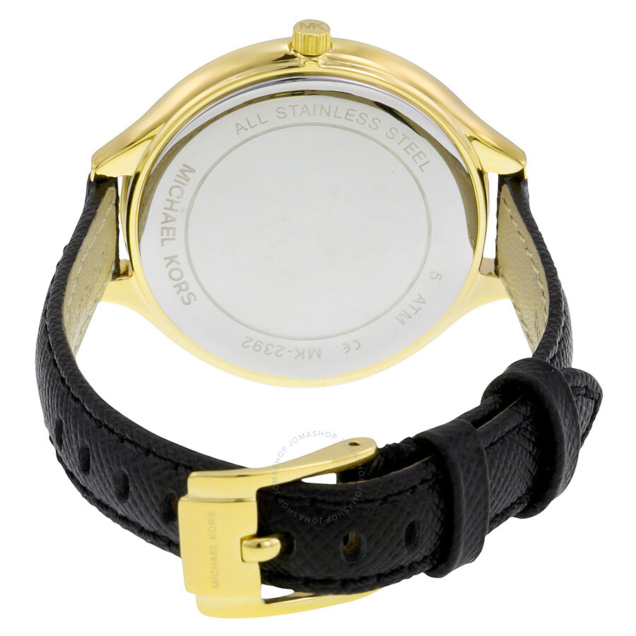 Michael Kors Slim Runway Gold Dial Ladies Watch MK2392 - Blair ...