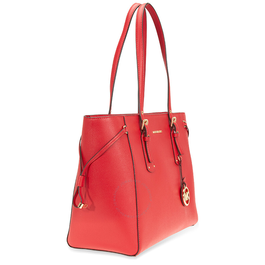 michael kors voyager tote red