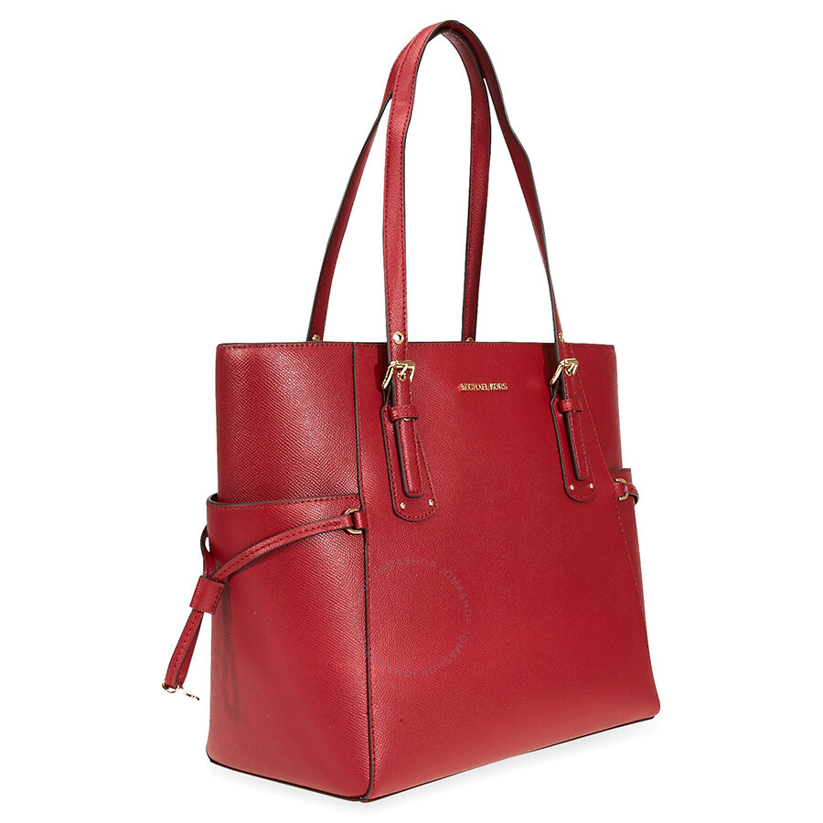 michael kors maroon tote bag