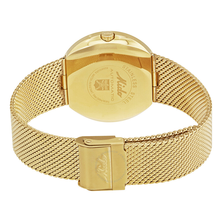 reloj mido commander dorado precio